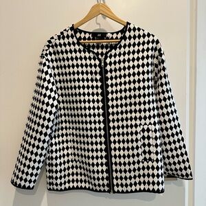 H&M Black and White Women's Jacket